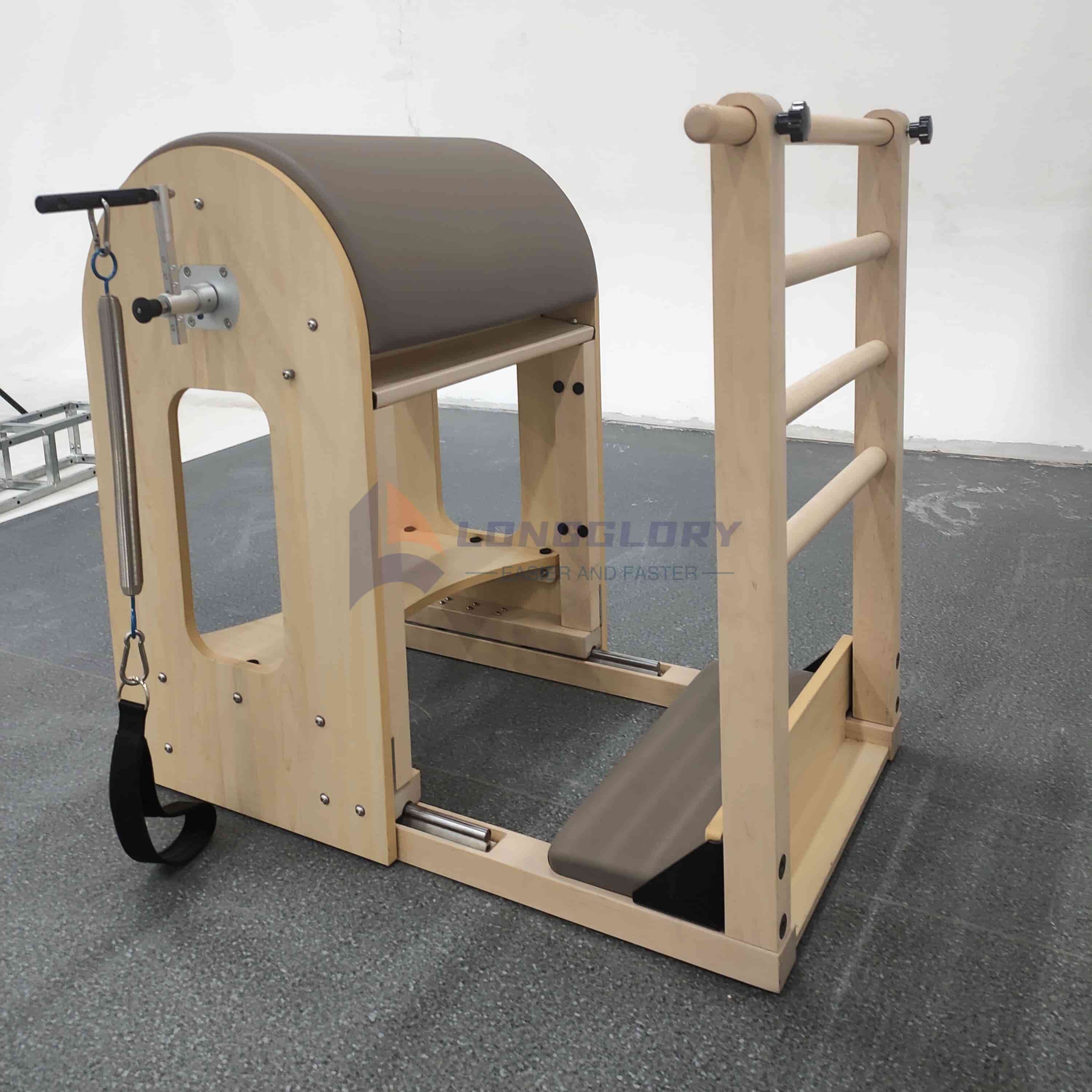 ایڈجسٹ میپل لکڑی کی سیڑھی بیرل