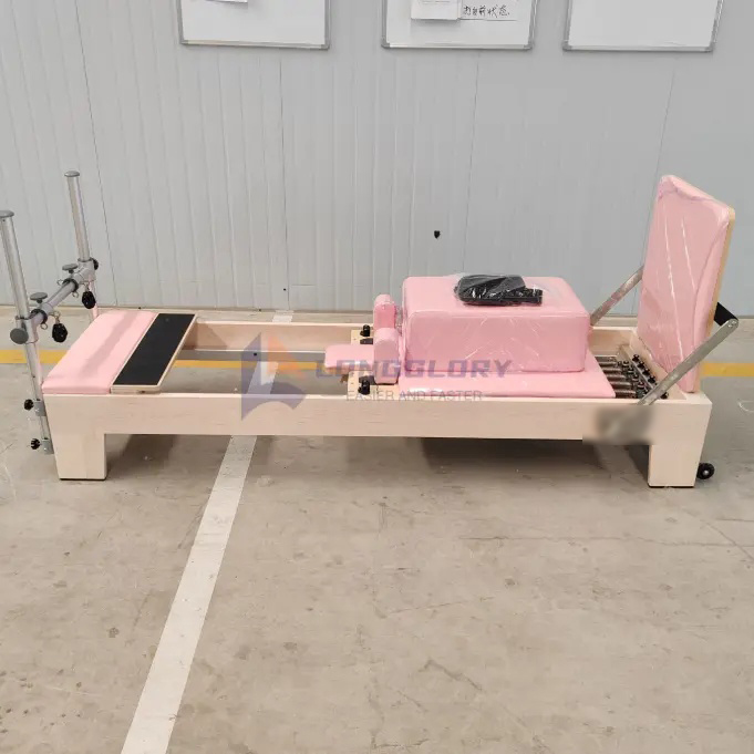 یوگا میپل لکڑی کے پیلیٹ ریفارمر