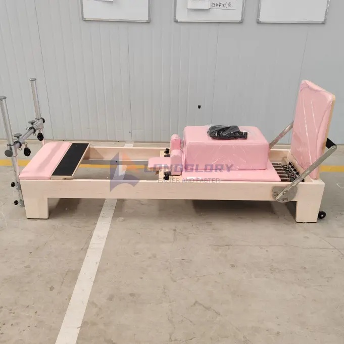 یوگا میپل لکڑی کے پیلیٹ ریفارمر